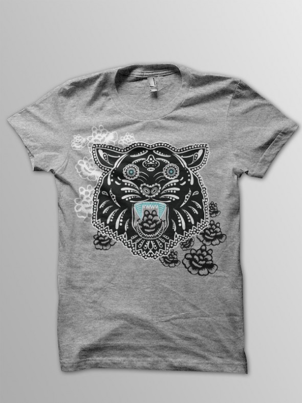 Girls Tiger Tee