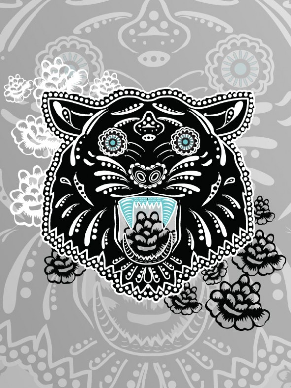 Girls Tiger Art